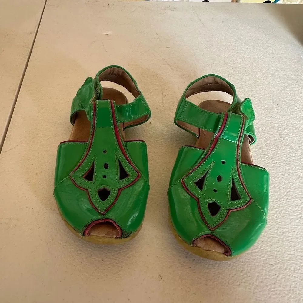 Livie Luca Green Kids Sandals
